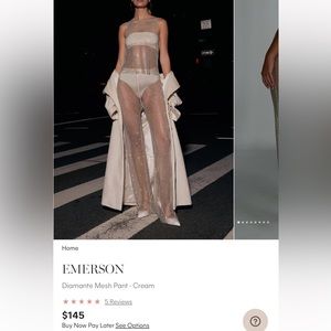 Meshki Emerson Mesh Pants and Casey Top Set